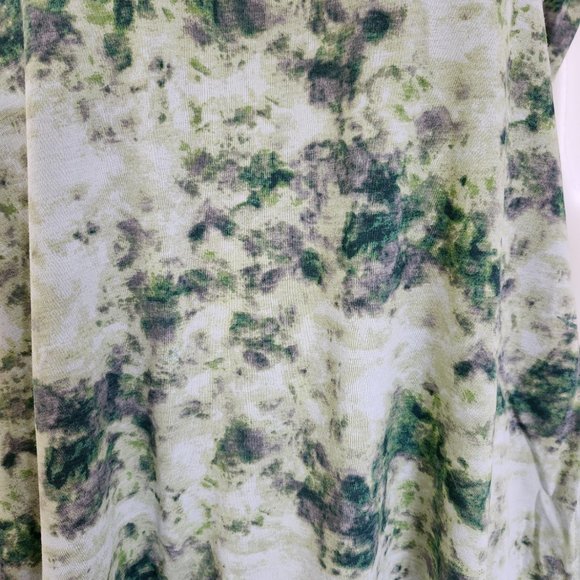 Eddie Bauer Maxi Dress Sleeveless Green Scoop Neck Side Slits Womens Medium New - Picture 5 of 7